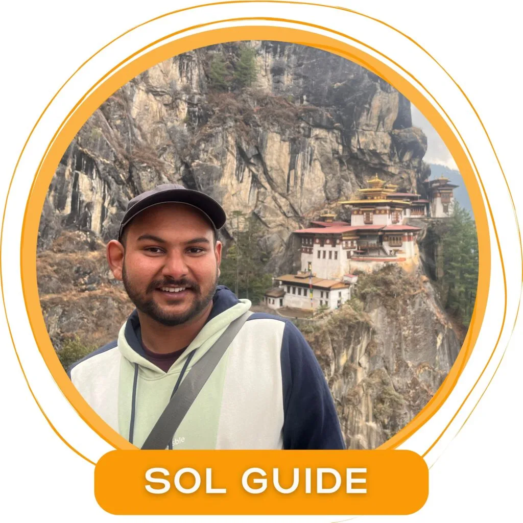 SOL Guide dipesh on Bhutan Tour